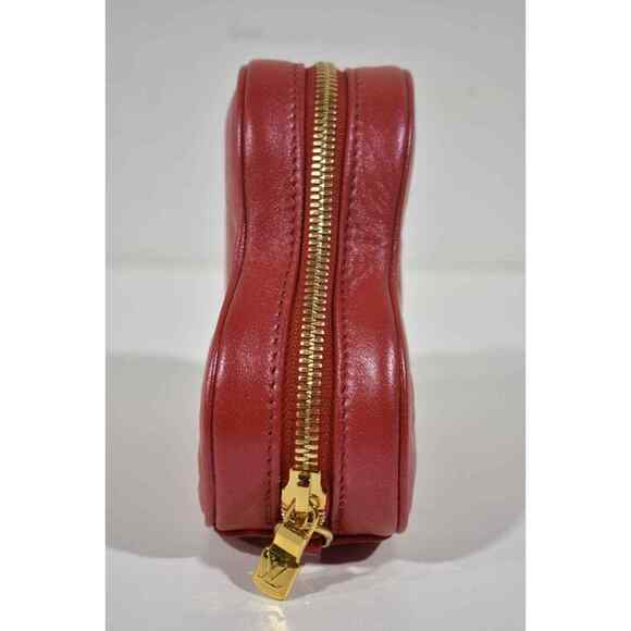 Louis Vuitton Heart On Chain Red Monogram Sac Coeur Love Shoulder Crossbody Bag - Picture 9 of 12